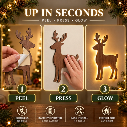 MerryDecor - Raindeer Glow Lights